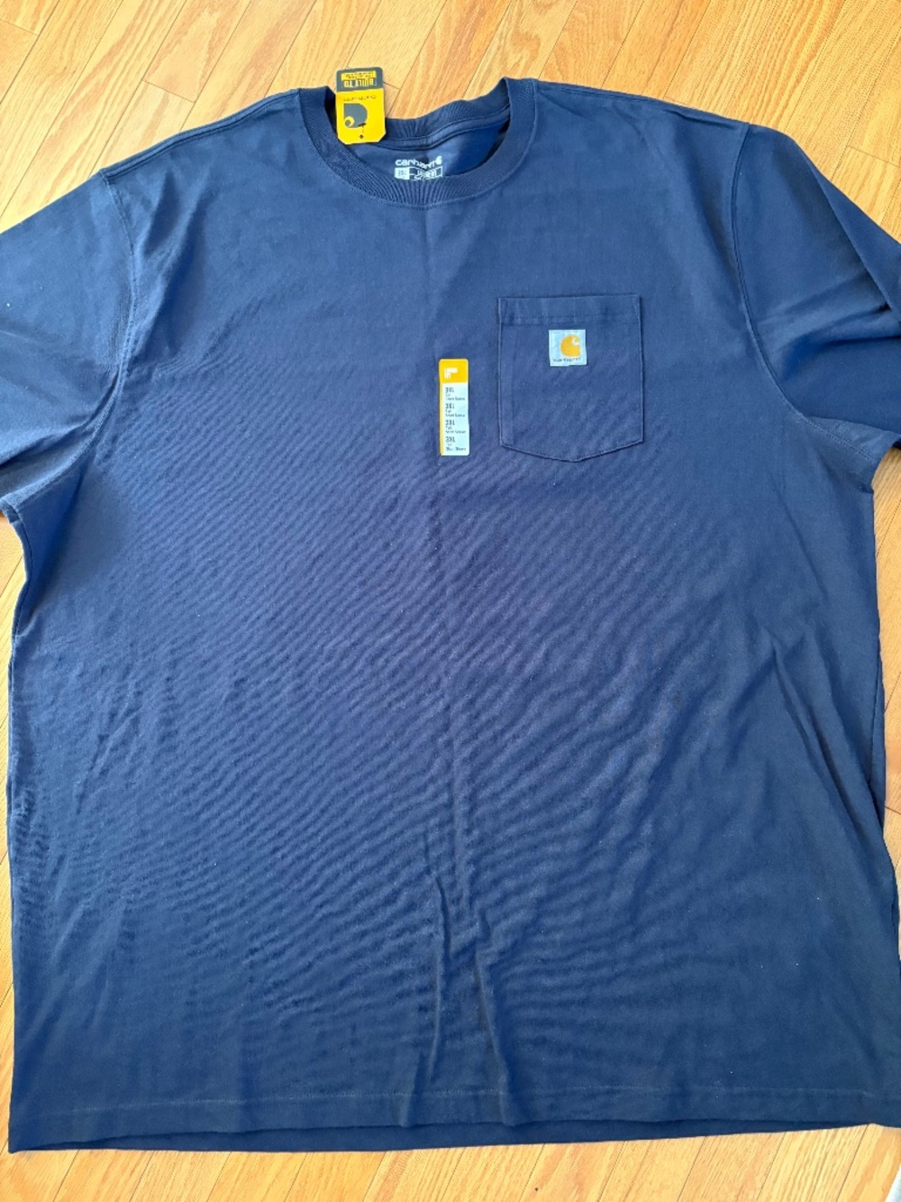 Carhartt Men's 3XL Tall Loose Fit Heavyweight Pocket T-Shirt – Navy – NWT